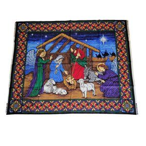 Nativity Holy Family Quilt Panel VIP Cranston Print Works Cotton